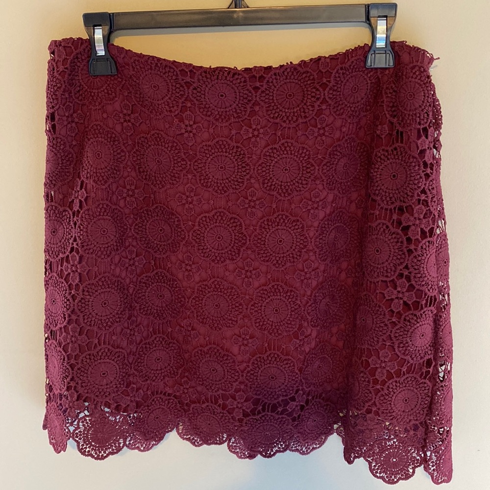 Lace Mini Skirt